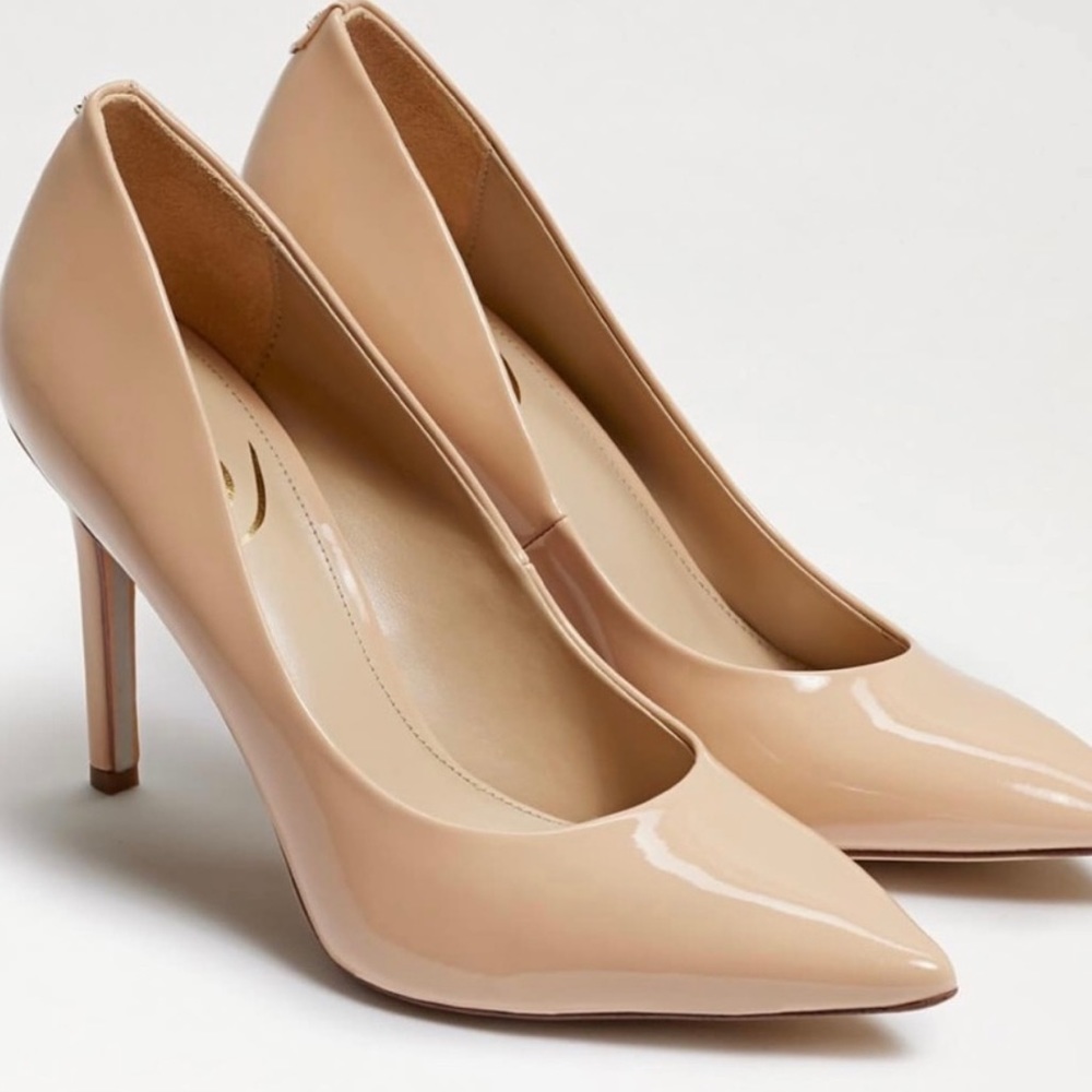Sam Edelman Hazel Pointed Toe size 7.5 nude heels pumps